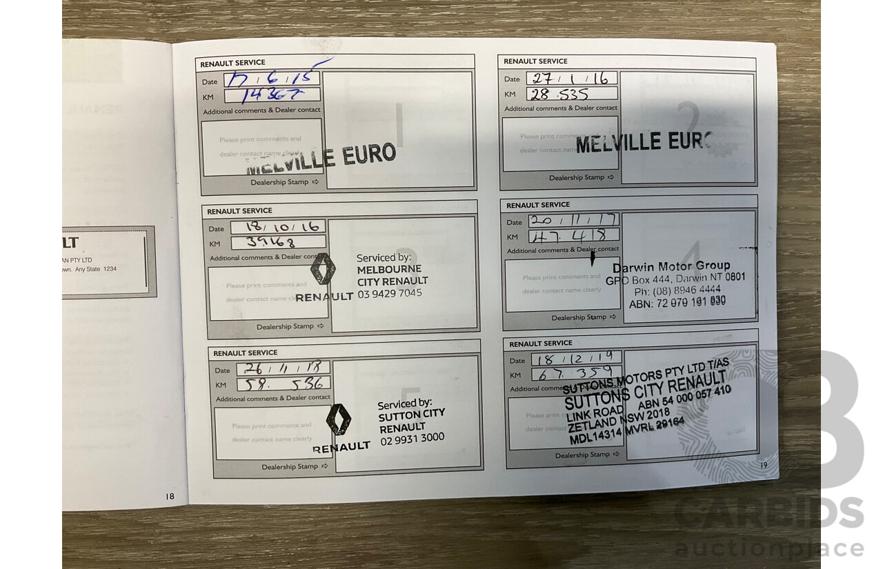 12/2014 Renault Clio RS 200 Sport X98 5d Hatchback White Turbo 1.6L