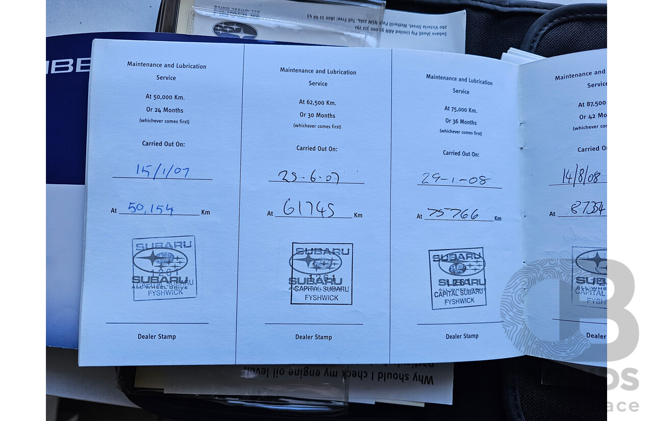 1/2005 Subaru Outback 2.5i MY05 4d Wagon Silver 2.5L