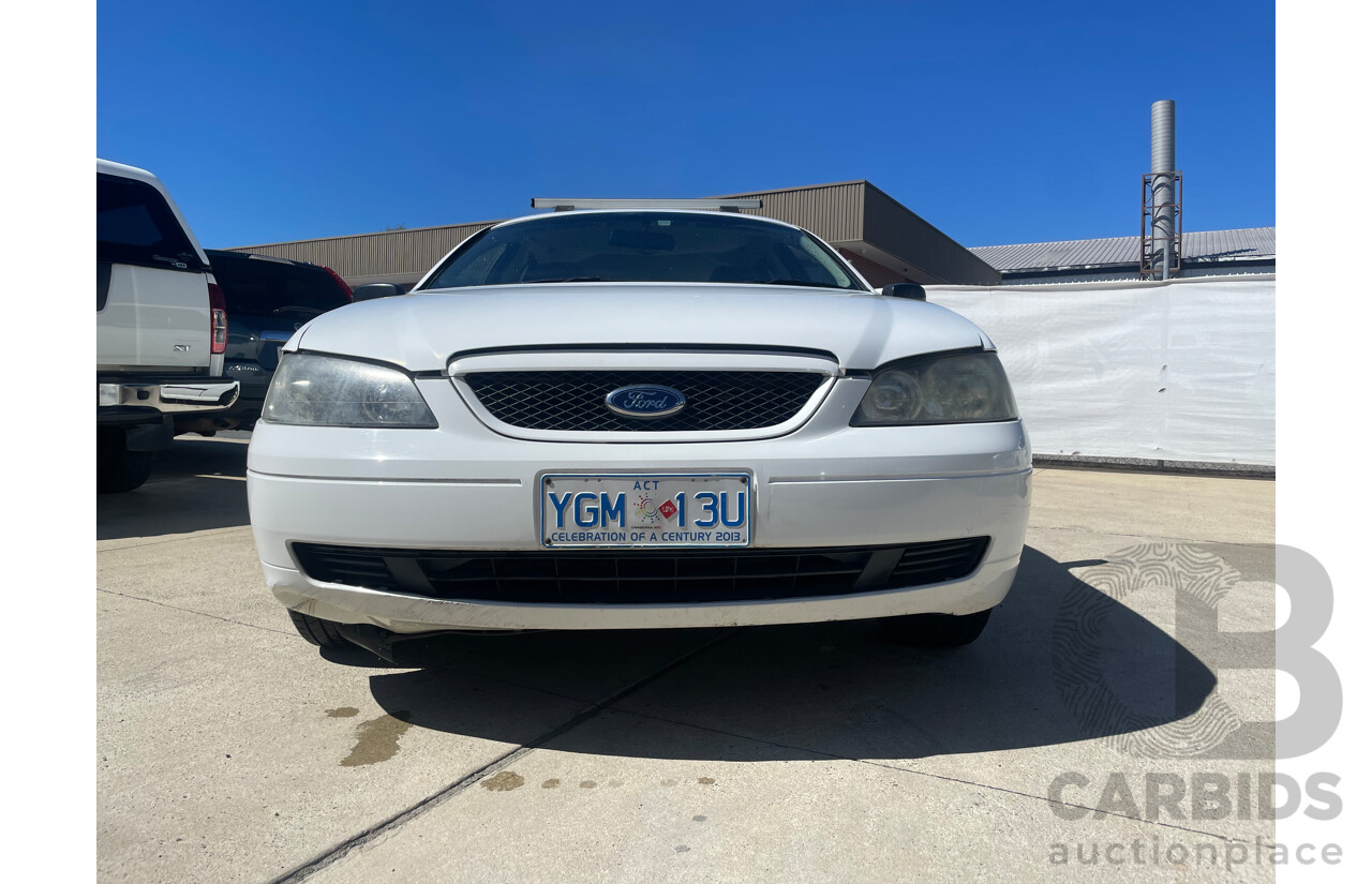 08/2005 Ford Falcon XT (LPG) RWD BA MKII 4D Wagon White 4.0L