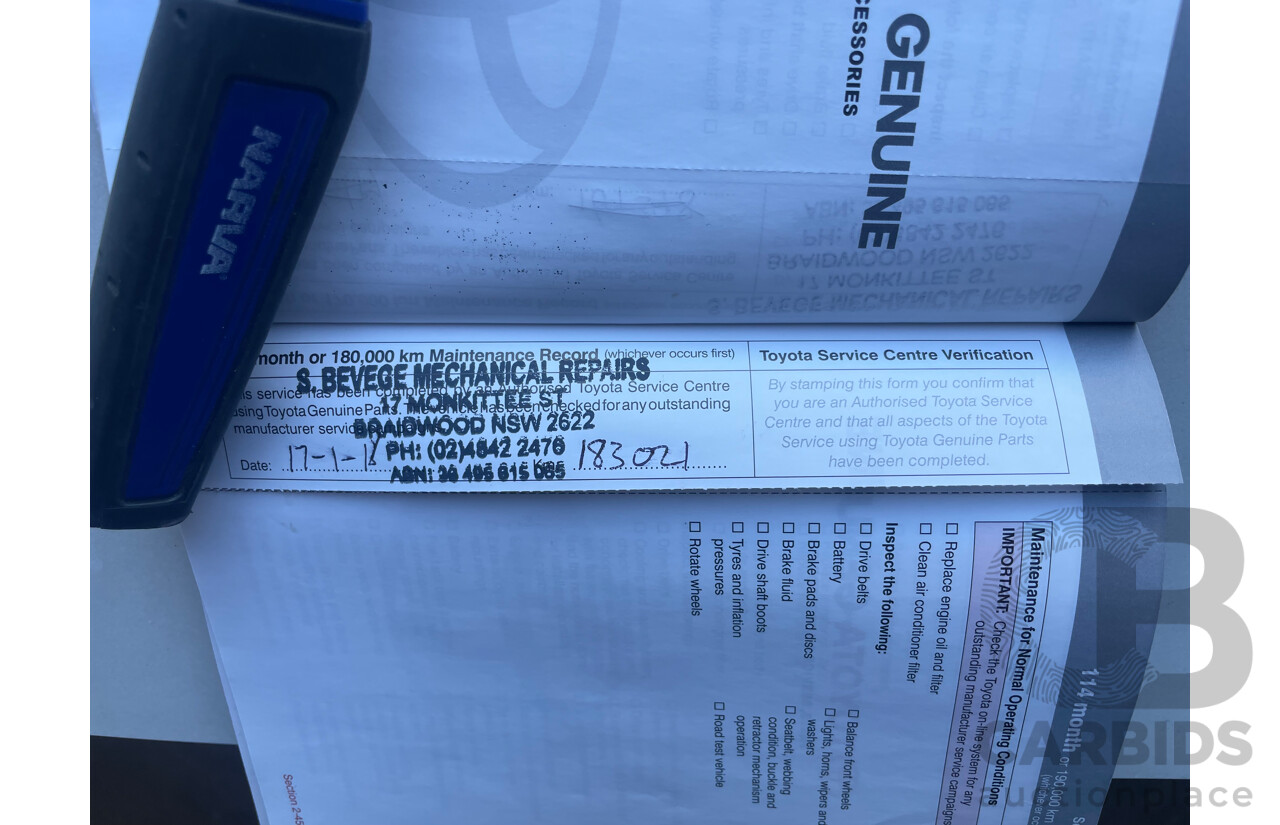 02/2009 Toyota Kluger KX-S (4x4) 4WD GSU45R 4D Wagon Grey 3.5L