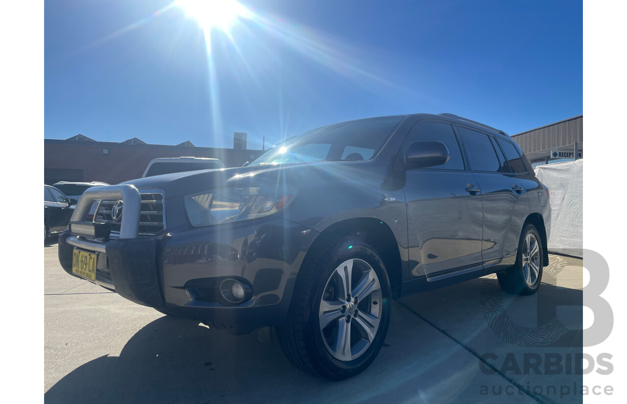02/2009 Toyota Kluger KX-S (4x4) 4WD GSU45R 4D Wagon Grey 3.5L