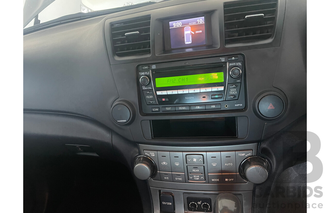 02/2009 Toyota Kluger KX-S (4x4) 4WD GSU45R 4D Wagon Grey 3.5L