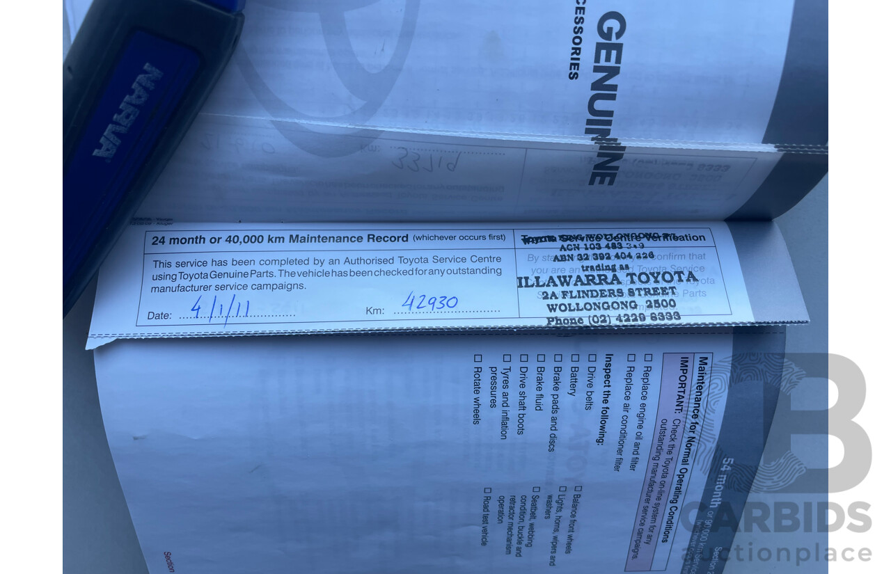 02/2009 Toyota Kluger KX-S (4x4) 4WD GSU45R 4D Wagon Grey 3.5L