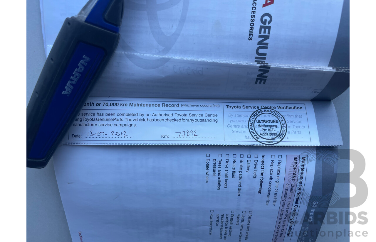 02/2009 Toyota Kluger KX-S (4x4) 4WD GSU45R 4D Wagon Grey 3.5L