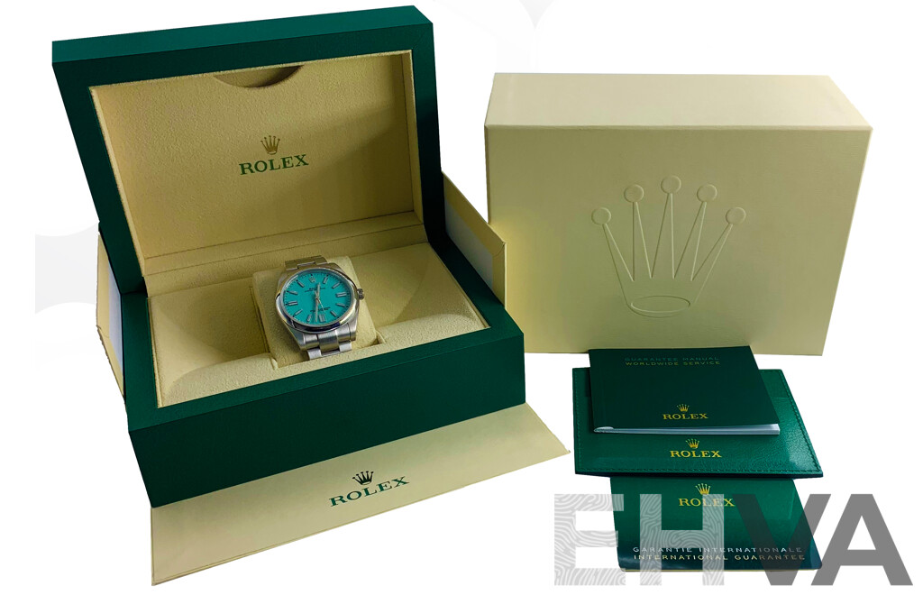 Rolex Oyster Perpetual 41mm Custom Tiffany Dial
