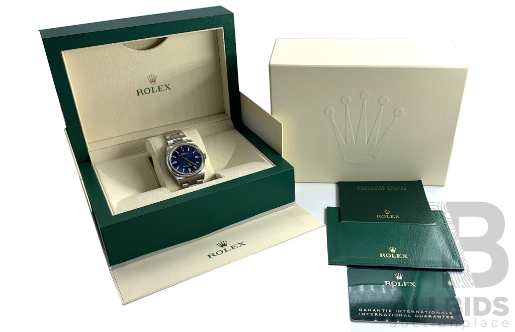 Rolex Oyster Perpetual 36 Blue Dial