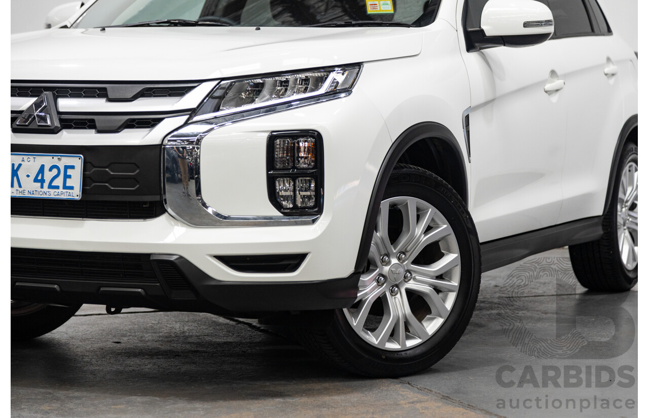 11/2021 Mitsubishi ASX ES Plus XD MY22 4D Wagon White 2.0L