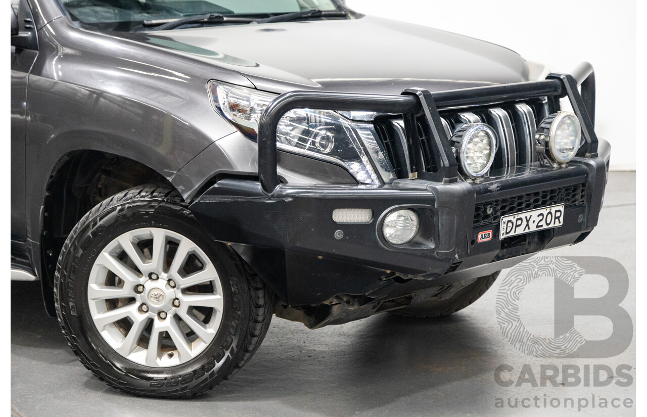 10/2013 Toyota Landcruiser Prado Kakadu (4x4) KDJ150R MY14 4D Wagon Grey Turbo Diesel 3.0L - 7 seater