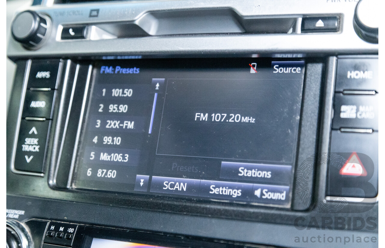 10/2013 Toyota Landcruiser Prado Kakadu (4x4) KDJ150R MY14 4D Wagon Grey Turbo Diesel 3.0L - 7 seater