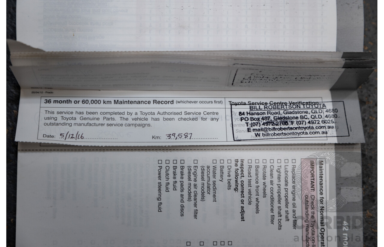10/2013 Toyota Landcruiser Prado Kakadu (4x4) KDJ150R MY14 4D Wagon Grey Turbo Diesel 3.0L - 7 seater