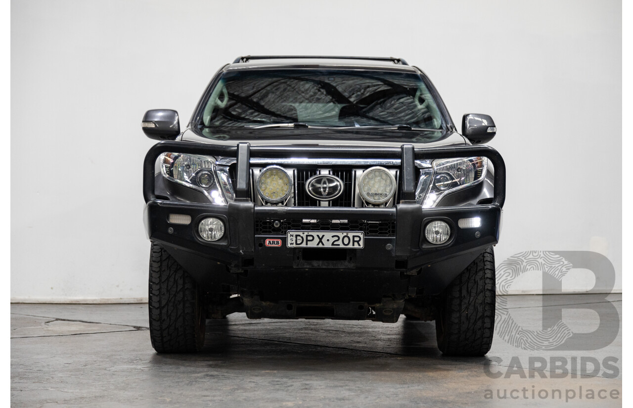 10/2013 Toyota Landcruiser Prado Kakadu (4x4) KDJ150R MY14 4D Wagon Grey Turbo Diesel 3.0L - 7 seater