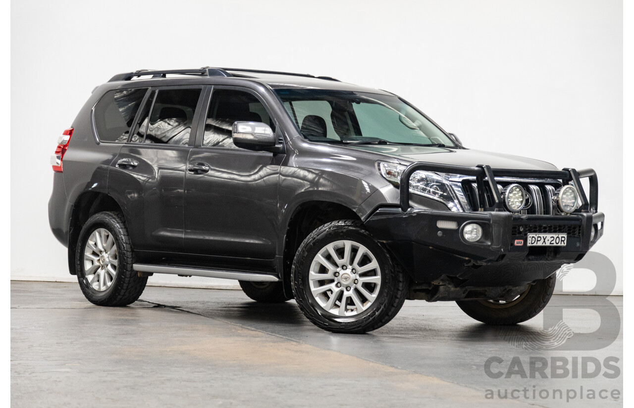 10/2013 Toyota Landcruiser Prado Kakadu (4x4) KDJ150R MY14 4D Wagon Grey Turbo Diesel 3.0L - 7 seater