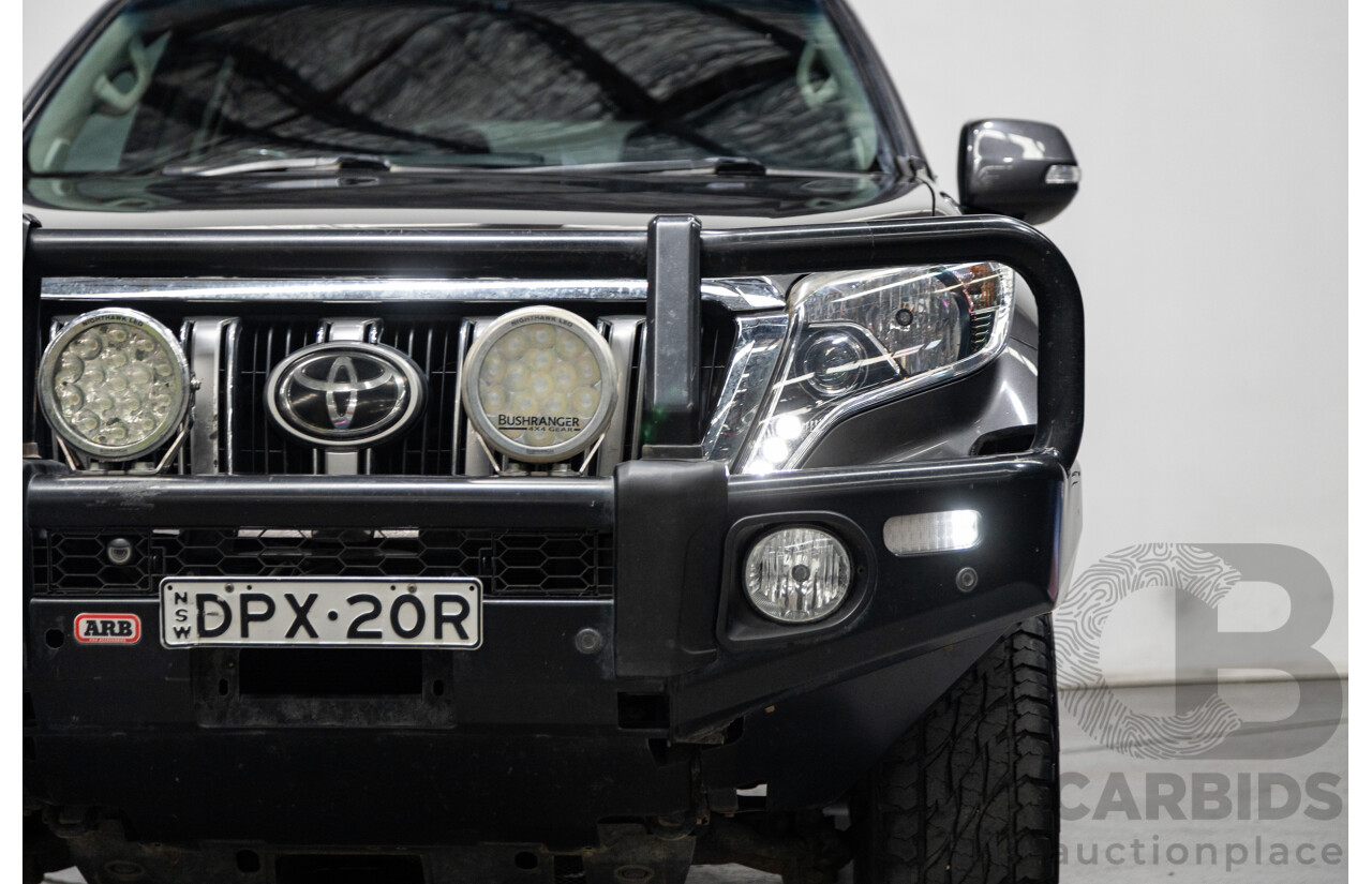 10/2013 Toyota Landcruiser Prado Kakadu (4x4) KDJ150R MY14 4D Wagon Grey Turbo Diesel 3.0L - 7 seater