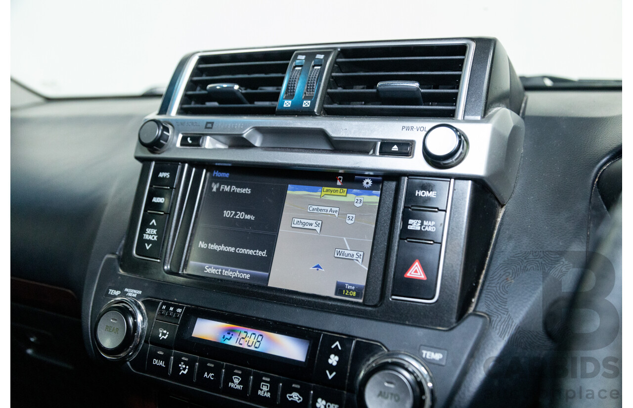 10/2013 Toyota Landcruiser Prado Kakadu (4x4) KDJ150R MY14 4D Wagon Grey Turbo Diesel 3.0L - 7 seater