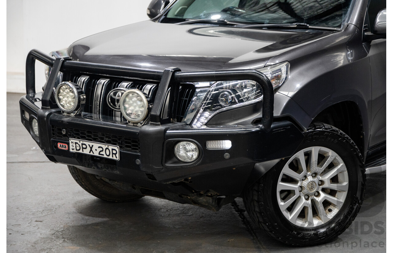 10/2013 Toyota Landcruiser Prado Kakadu (4x4) KDJ150R MY14 4D Wagon Grey Turbo Diesel 3.0L - 7 seater