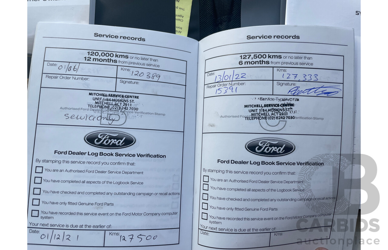 12/2013 Ford Kuga Titanium (awd) TF 4d Wagon Blue 2.0L