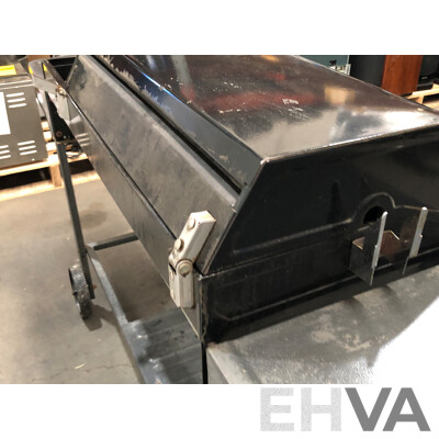 Cordon Bleu Quad Burner BBQ with Warming Tray and Cover