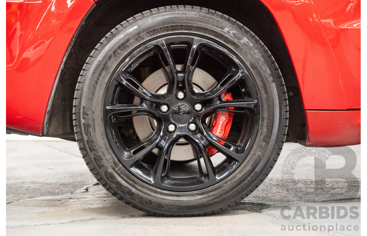 02/2014 Jeep Grand Cherokee SRT 8 (4x4) WK MY14 4d Wagon Redline Pearl V8 6.4L