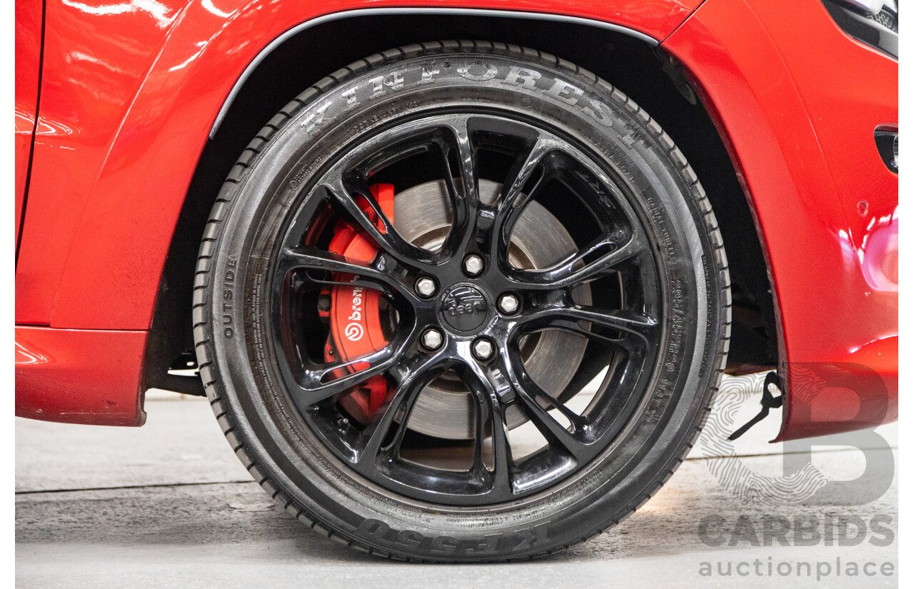 02/2014 Jeep Grand Cherokee SRT 8 (4x4) WK MY14 4d Wagon Redline Pearl V8 6.4L