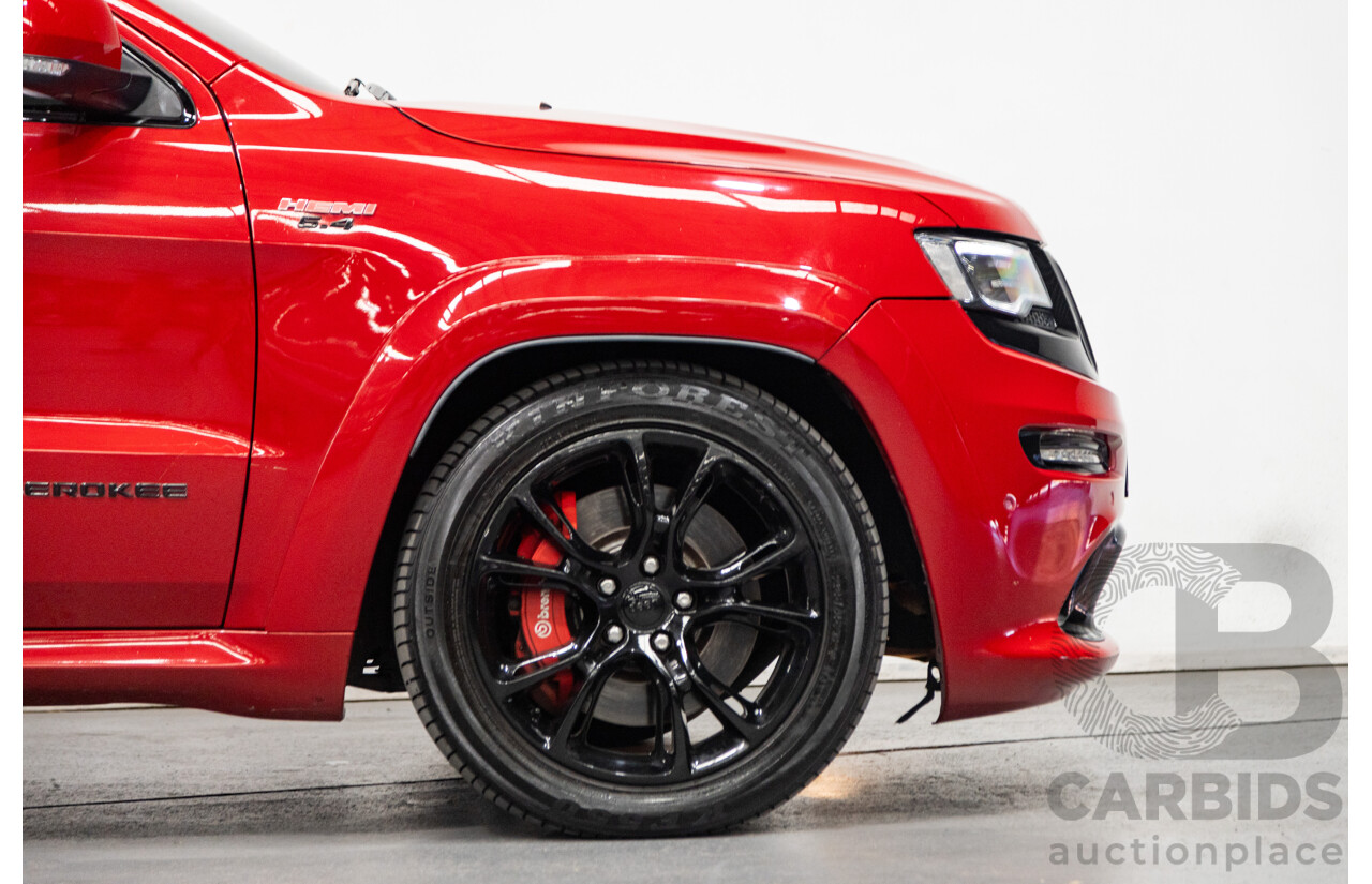 02/2014 Jeep Grand Cherokee SRT 8 (4x4) WK MY14 4d Wagon Redline Pearl V8 6.4L