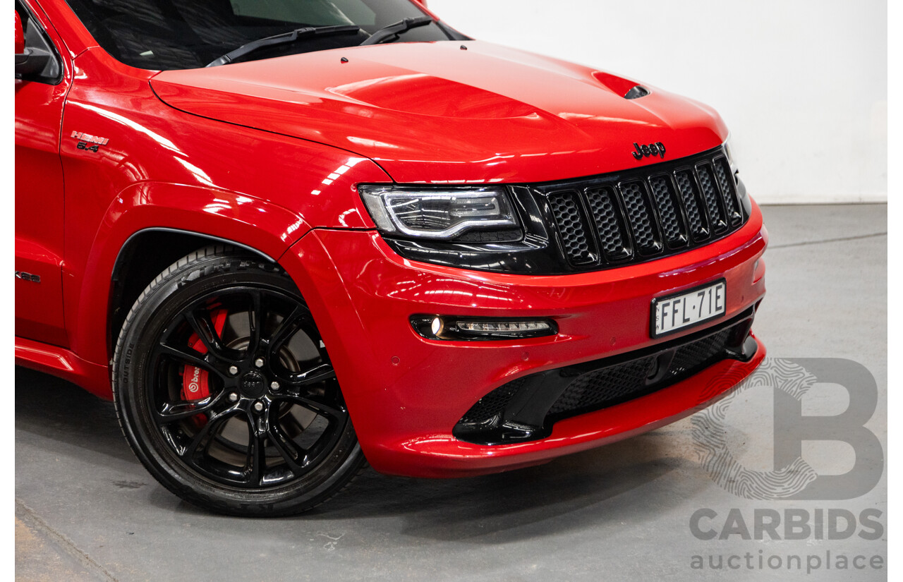 02/2014 Jeep Grand Cherokee SRT 8 (4x4) WK MY14 4d Wagon Redline Pearl V8 6.4L