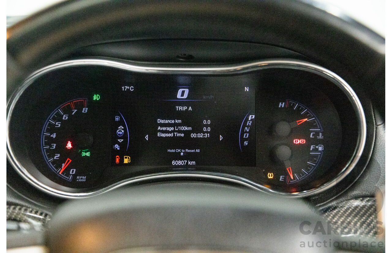 02/2014 Jeep Grand Cherokee SRT 8 (4x4) WK MY14 4d Wagon Redline Pearl V8 6.4L