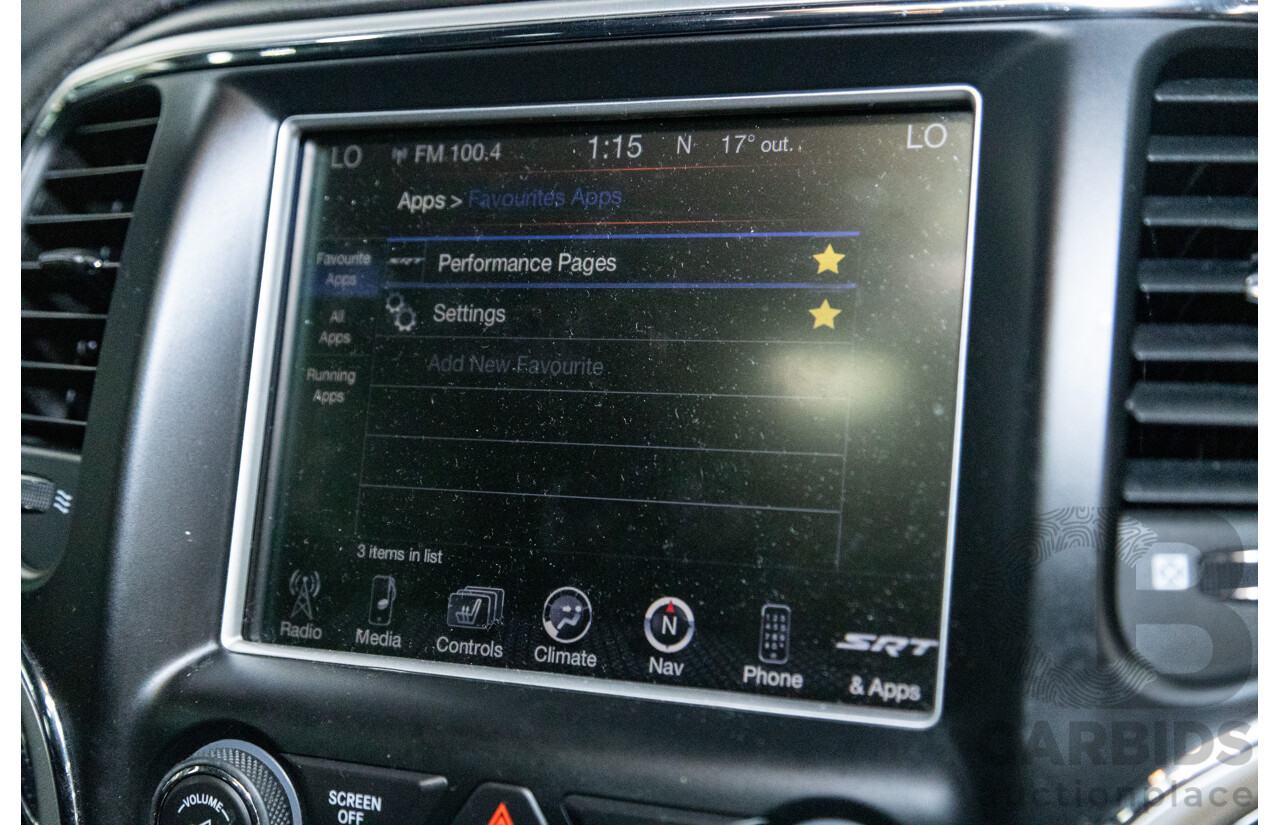 02/2014 Jeep Grand Cherokee SRT 8 (4x4) WK MY14 4d Wagon Redline Pearl V8 6.4L