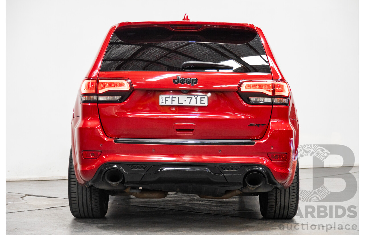 02/2014 Jeep Grand Cherokee SRT 8 (4x4) WK MY14 4d Wagon Redline Pearl V8 6.4L