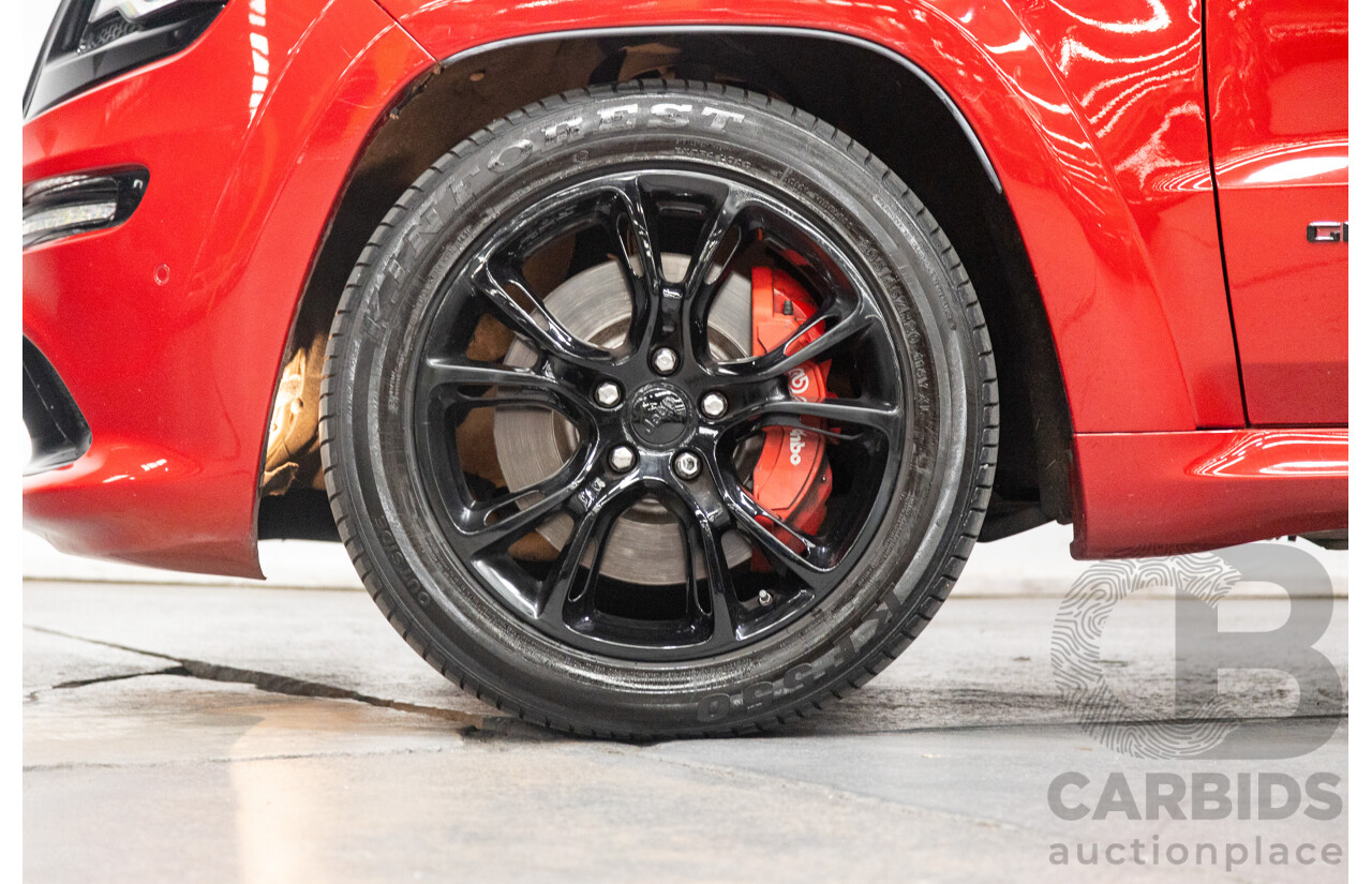 02/2014 Jeep Grand Cherokee SRT 8 (4x4) WK MY14 4d Wagon Redline Pearl V8 6.4L