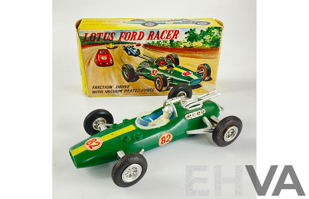 Vintage Lotus Ford Racer, Jim Clark with Original Box