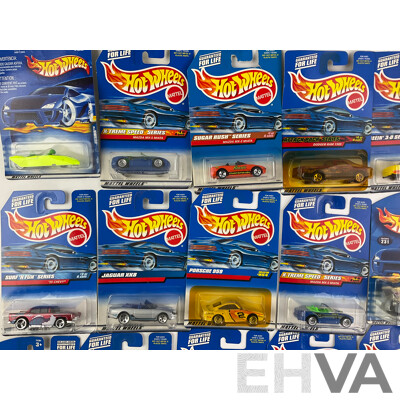 Collection of Boxed Hot Wheels Including Virtual Collection, Surf N Fun, Sugar Rush Series and More
