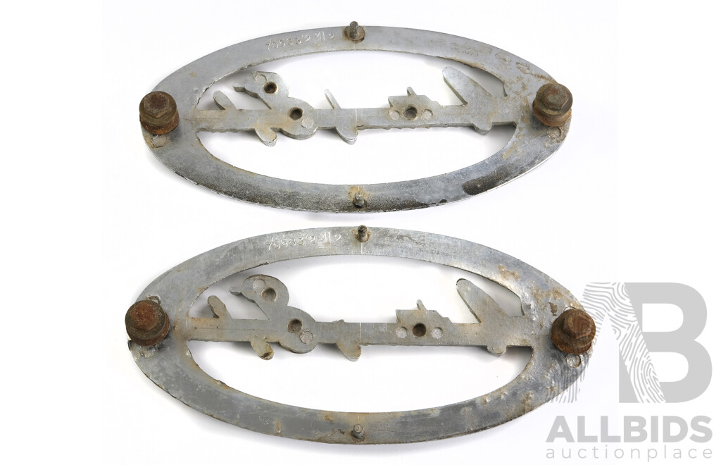 Pair of Vintage Austin of England Badges