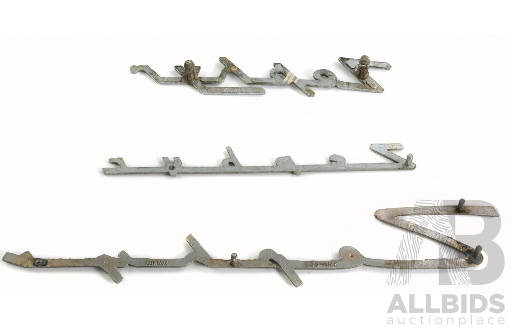 Collection of Vintage Ford Zephyr Badges