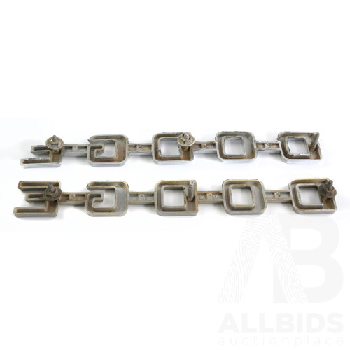 Pair of Vintage Dodge Truck Badges