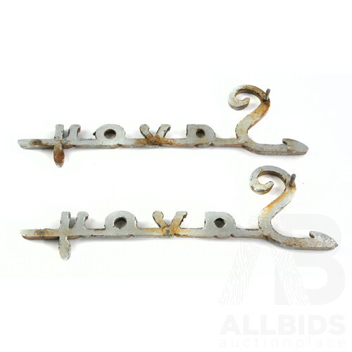 Pair of Vintage Plymouth Savoy Badges