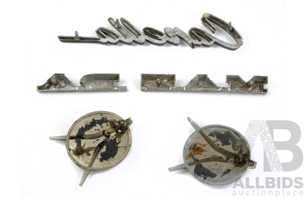 Vintage Mazda Badges Including Capella and RX2