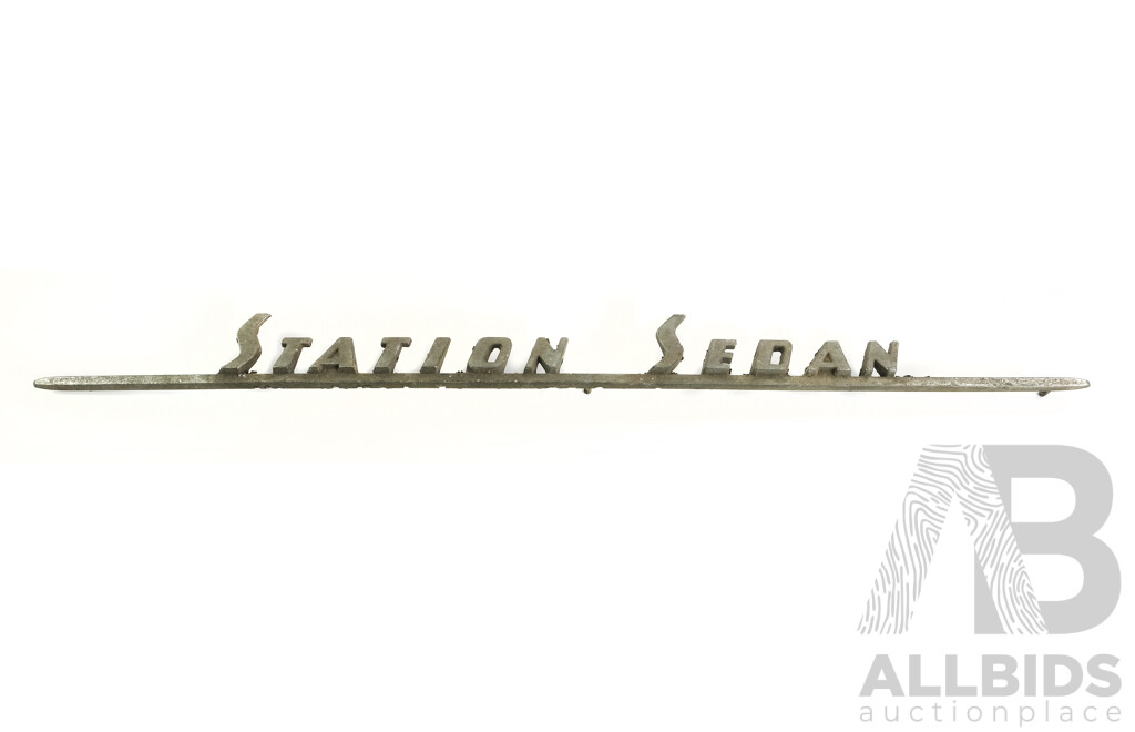 Vintage Holden FE-FC Station Sedan Badge