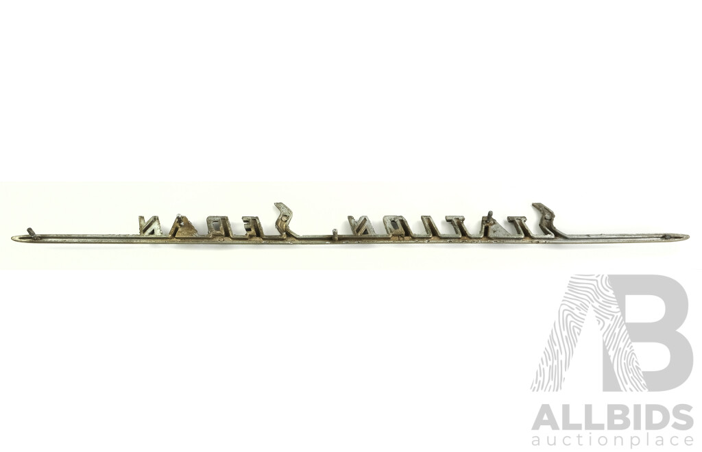 Vintage Holden FE-FC Station Sedan Badge