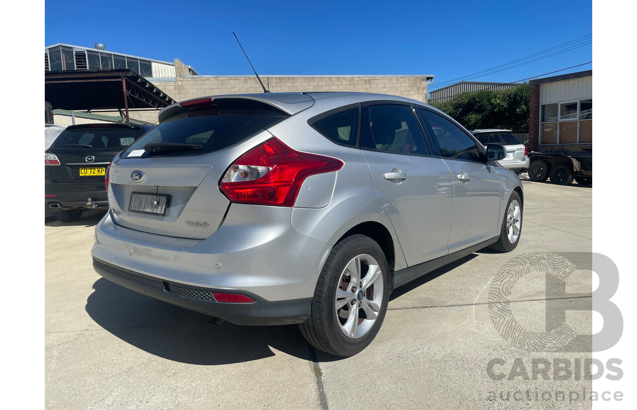 02/2013 Ford Focus TREND FWD LW MK2 5D Hatchback Silver Or Chrome 2.0L