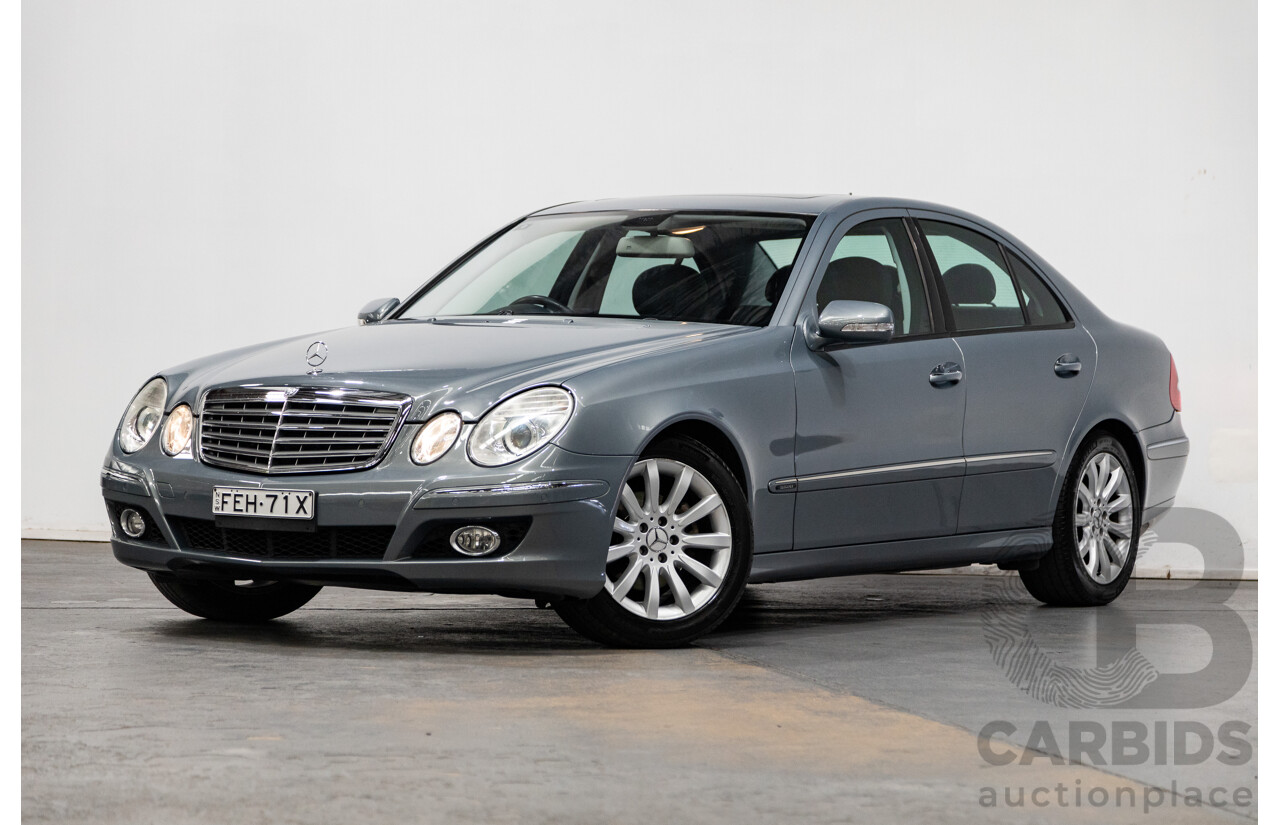 01/2008 Mercedes Benz E280 Elegance 211 MY07 Upgrade 4D Sedan Perlite Grey Metallic V6 3.0L
