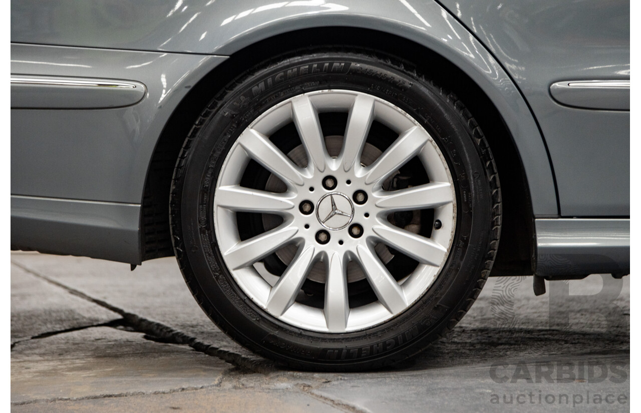 01/2008 Mercedes Benz E280 Elegance 211 MY07 Upgrade 4D Sedan Perlite Grey Metallic V6 3.0L