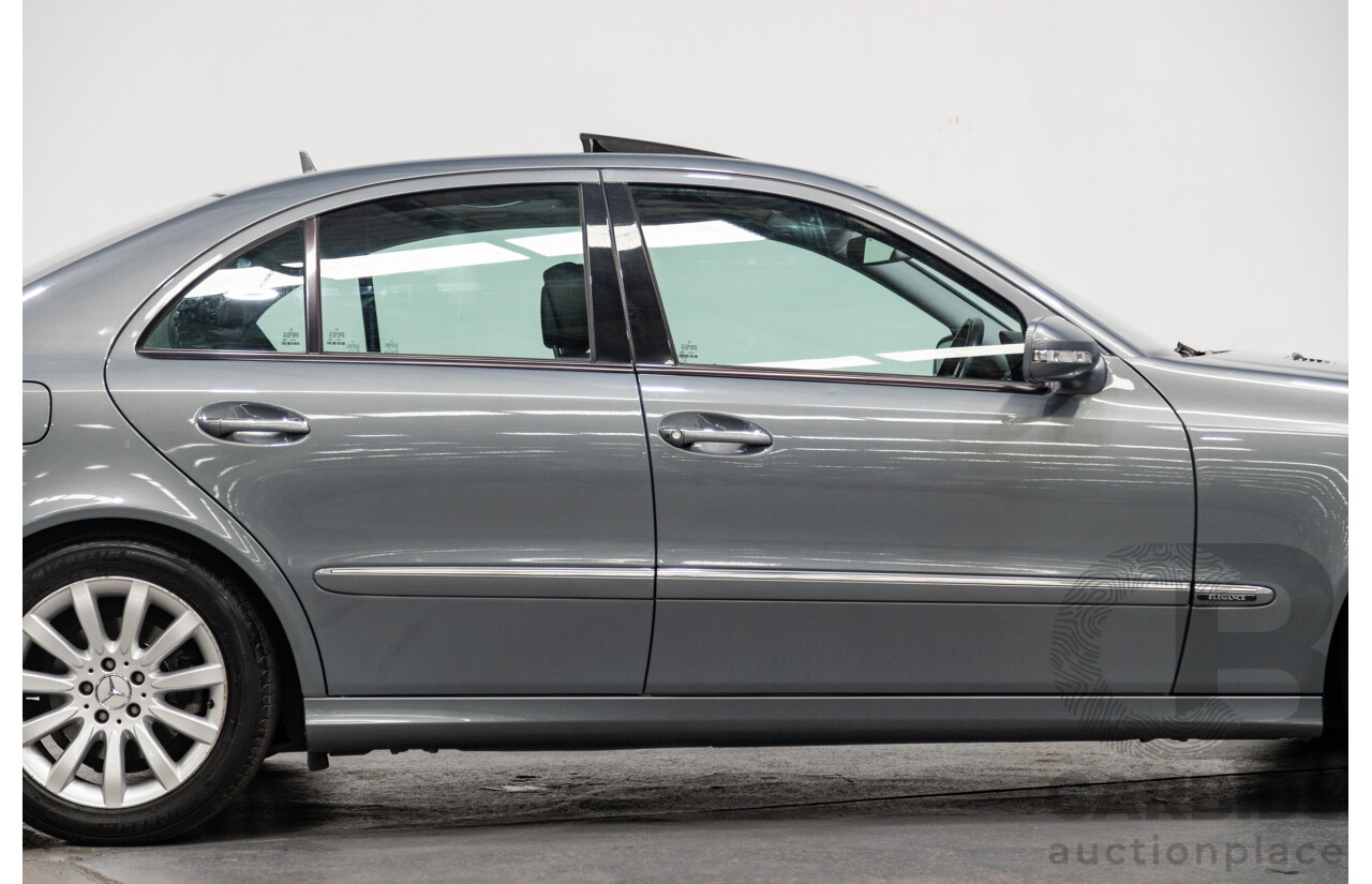 01/2008 Mercedes Benz E280 Elegance 211 MY07 Upgrade 4D Sedan Perlite Grey Metallic V6 3.0L