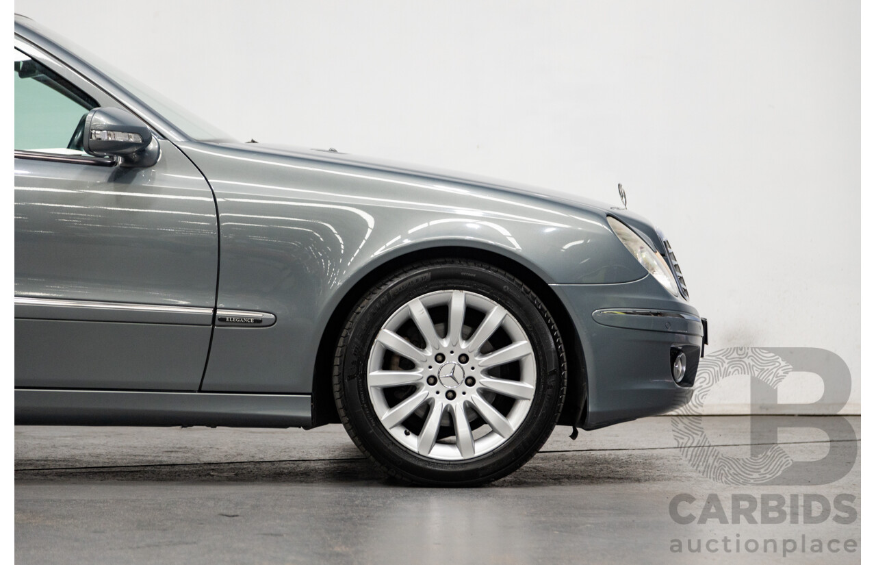 01/2008 Mercedes Benz E280 Elegance 211 MY07 Upgrade 4D Sedan Perlite Grey Metallic V6 3.0L