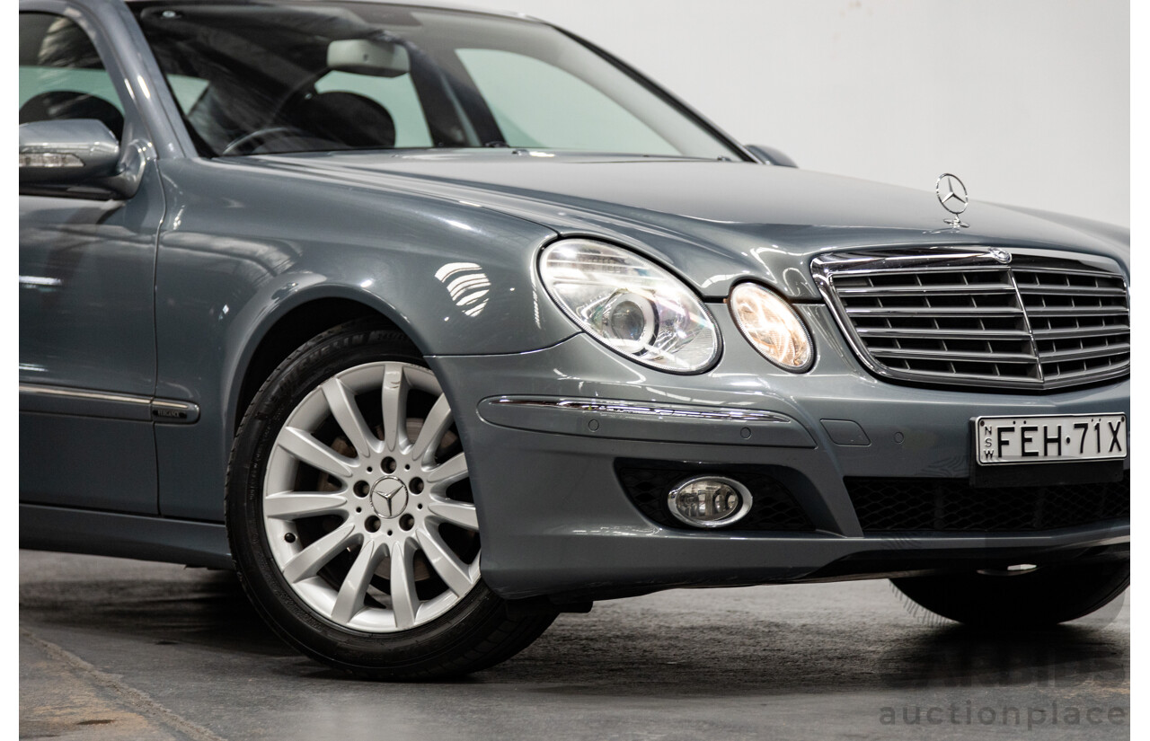 01/2008 Mercedes Benz E280 Elegance 211 MY07 Upgrade 4D Sedan Perlite Grey Metallic V6 3.0L