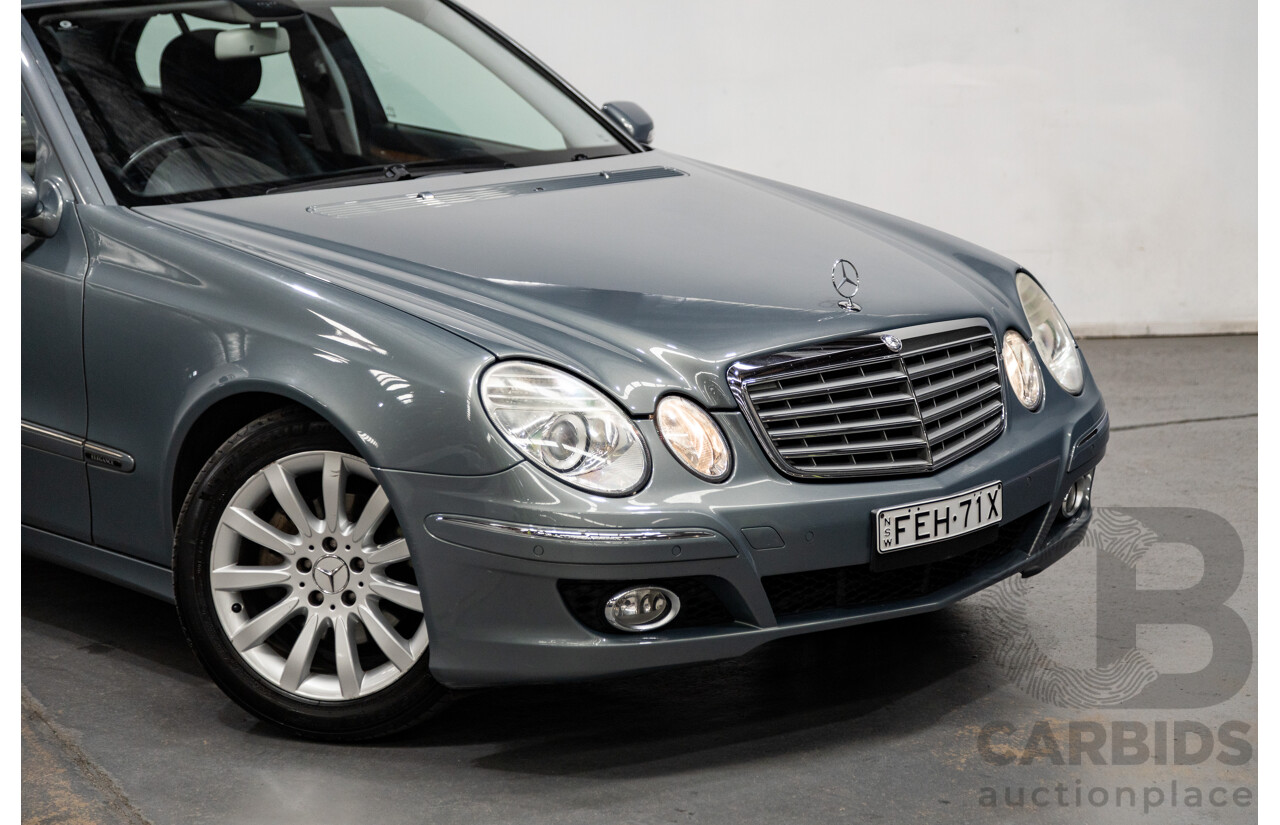 01/2008 Mercedes Benz E280 Elegance 211 MY07 Upgrade 4D Sedan Perlite Grey Metallic V6 3.0L