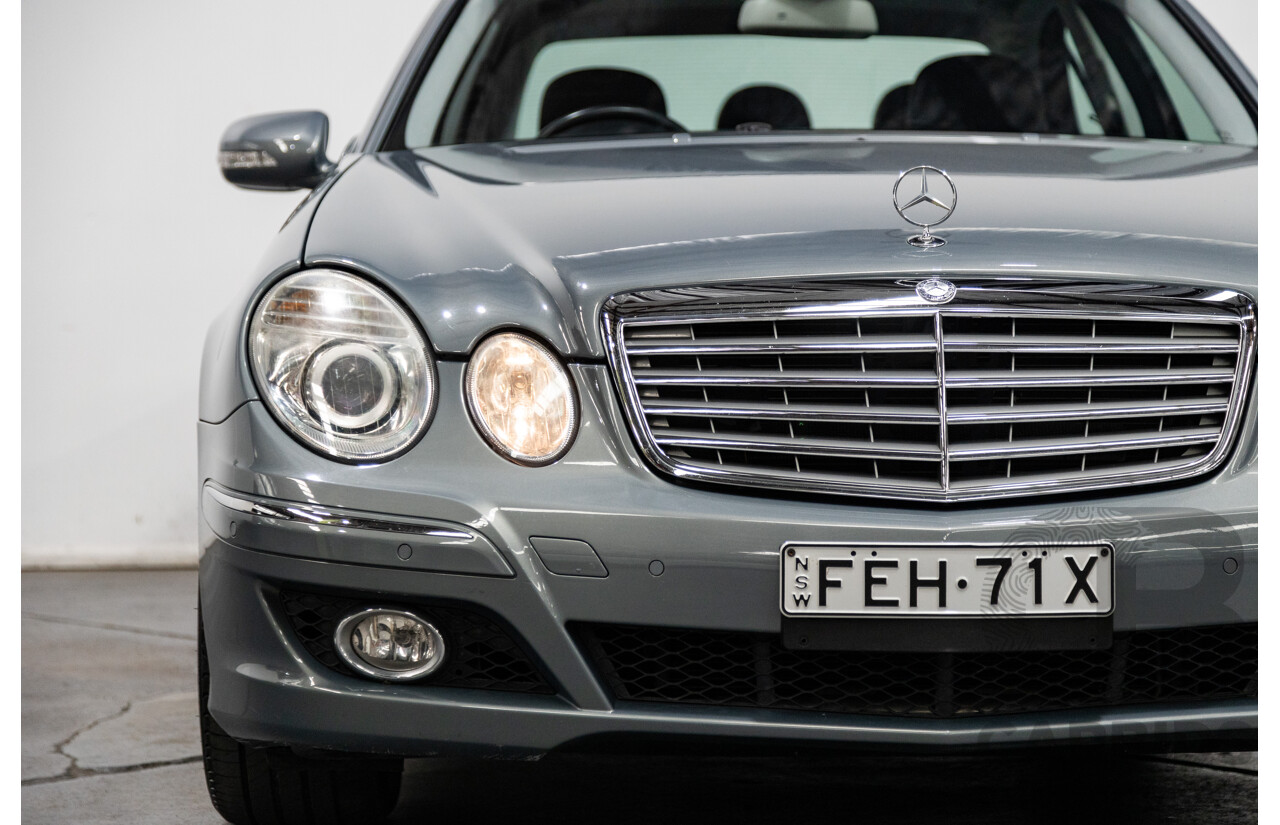 01/2008 Mercedes Benz E280 Elegance 211 MY07 Upgrade 4D Sedan Perlite Grey Metallic V6 3.0L