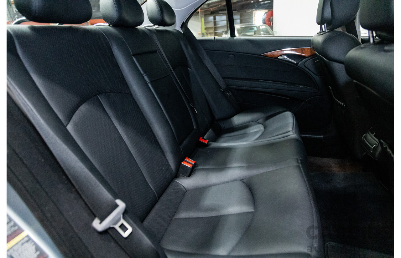 01/2008 Mercedes Benz E280 Elegance 211 MY07 Upgrade 4D Sedan Perlite Grey Metallic V6 3.0L