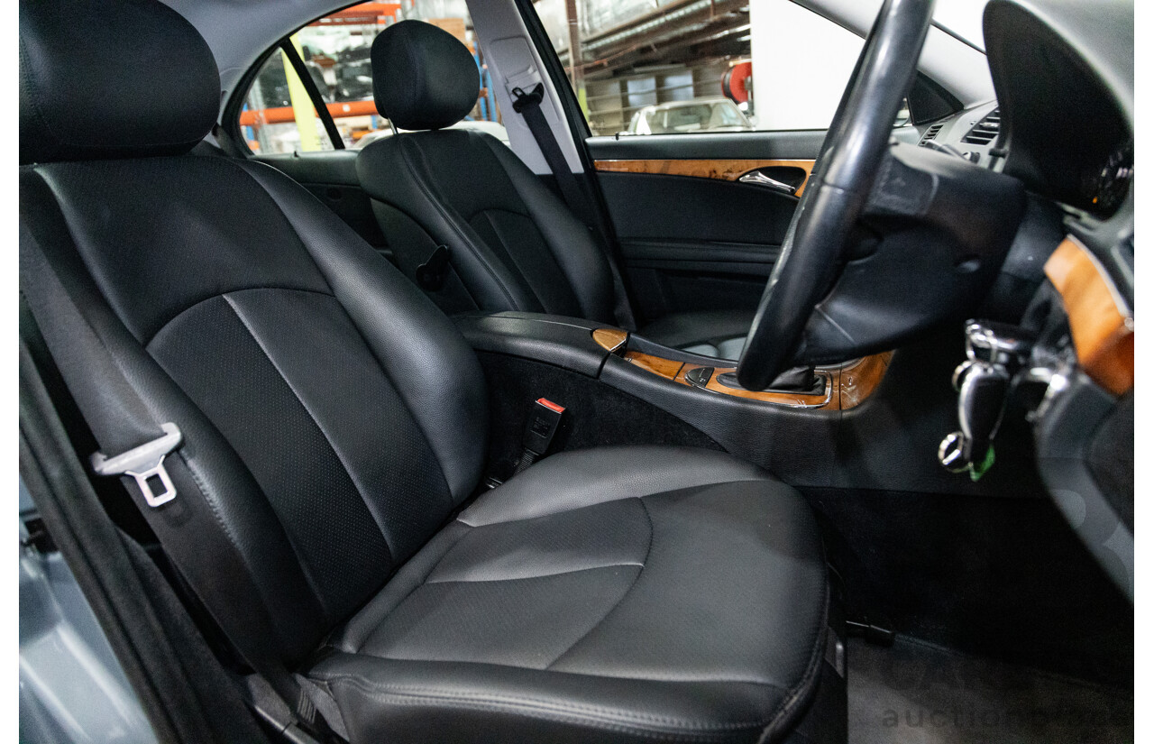 01/2008 Mercedes Benz E280 Elegance 211 MY07 Upgrade 4D Sedan Perlite Grey Metallic V6 3.0L