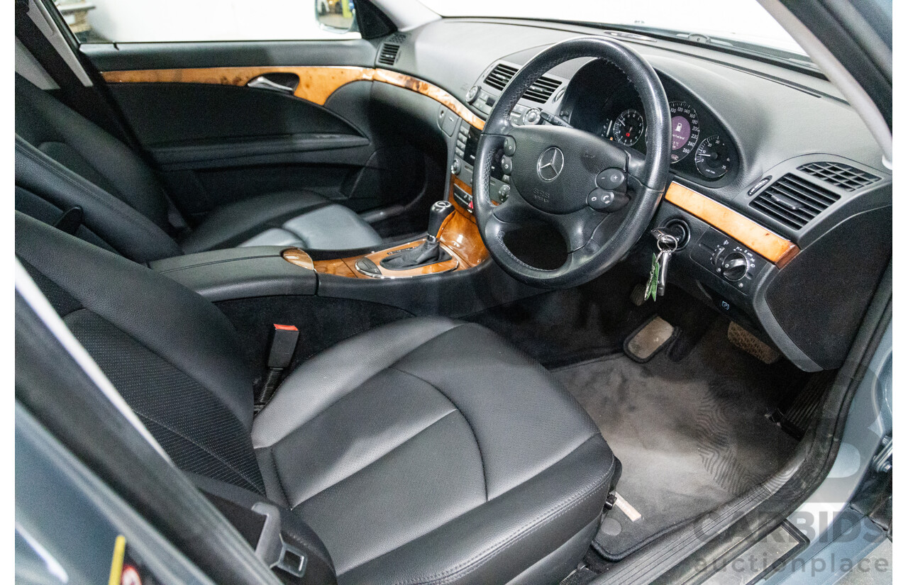 01/2008 Mercedes Benz E280 Elegance 211 MY07 Upgrade 4D Sedan Perlite Grey Metallic V6 3.0L