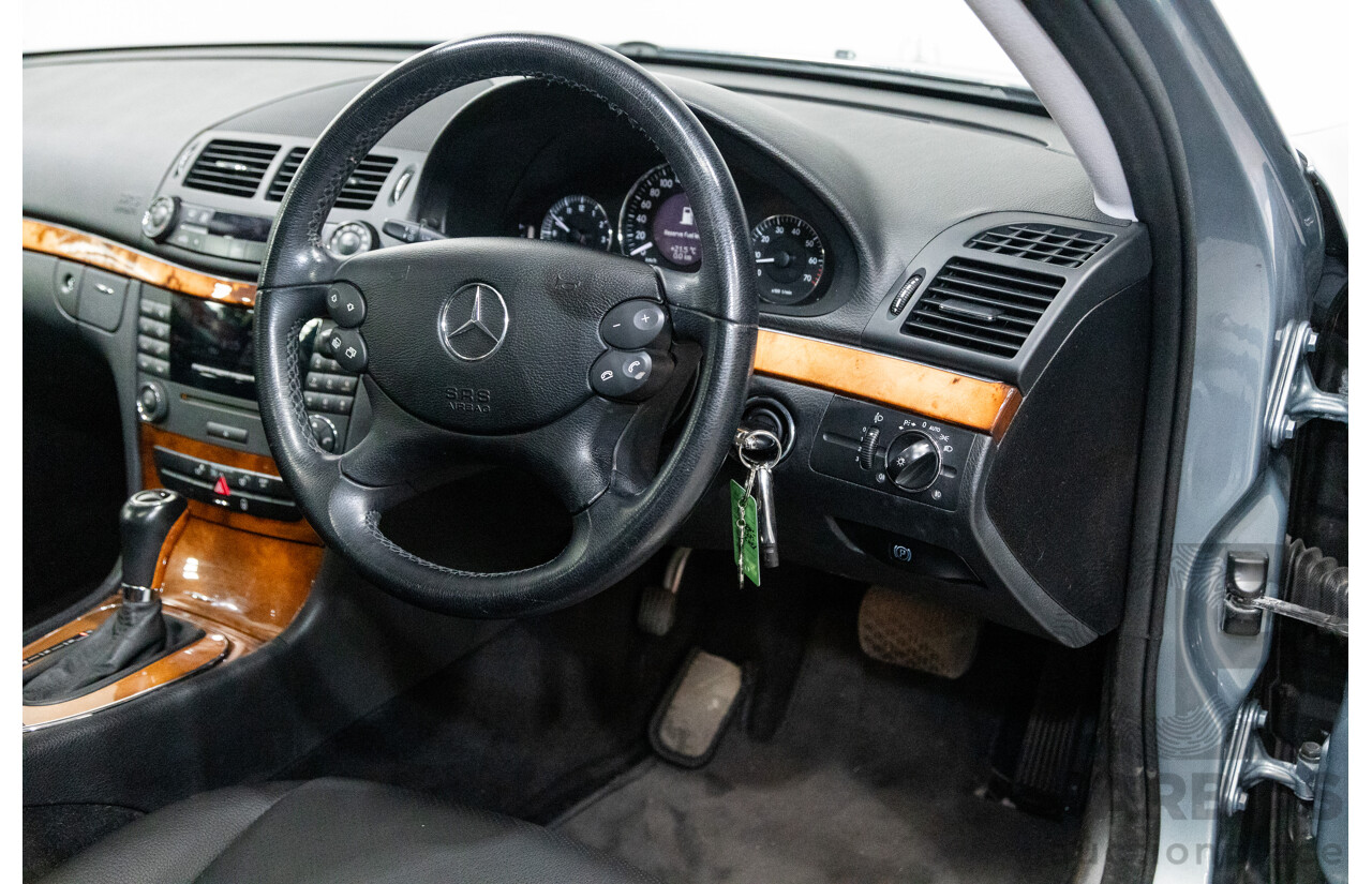 01/2008 Mercedes Benz E280 Elegance 211 MY07 Upgrade 4D Sedan Perlite Grey Metallic V6 3.0L